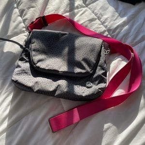 Grey Lululemon crossbody